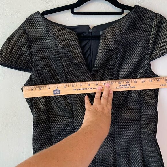 Julia Jordan Black Mesh Party Dress Size 16‎ - Picture 8 of 12